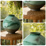 LIVARA Ceramic Vase Decor Display Artistic Design Matte Ceramic Rising to Success Handcrafted