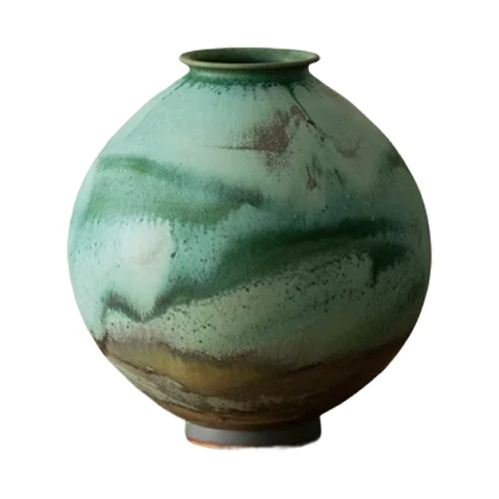 LIVARA Ceramic Vase Decor Display Artistic Design Matte Ceramic Rising to Success Handcrafted