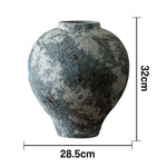 LIVARA Ceramic Vase Decor Display Artistic Design Matte Ceramic Moon-Shaped Handcrafted