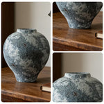 LIVARA Ceramic Vase Decor Display Artistic Design Matte Ceramic Moon-Shaped Handcrafted