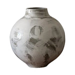 LIVARA Ceramic Vase Decor Display Artistic Design Matte Ceramic Round Belly Shape Handcrafted