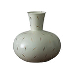 LIVARA Ceramic Vase Decor Display Artistic Design Matte Ceramic Pomegranate Vase Shape Handcrafted