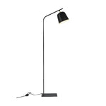 LIVARA 7/12W Floor Lamp Modern Design with Stable Base, Adjustable Head Metal Shade, 3 Lighting Modes - Black
