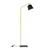 LIVARA 7/12W Floor Lamp Modern Design with Stable Base, Adjustable Head Metal Shade, 3 Lighting Modes - Gold