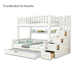 Trundle Only! Space-Saving for Bunk LIVARA SF01 Frame Trundle Bed Bed