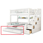 Trundle Only! Space-Saving for Bunk LIVARA SF01 Frame Trundle Bed Bed