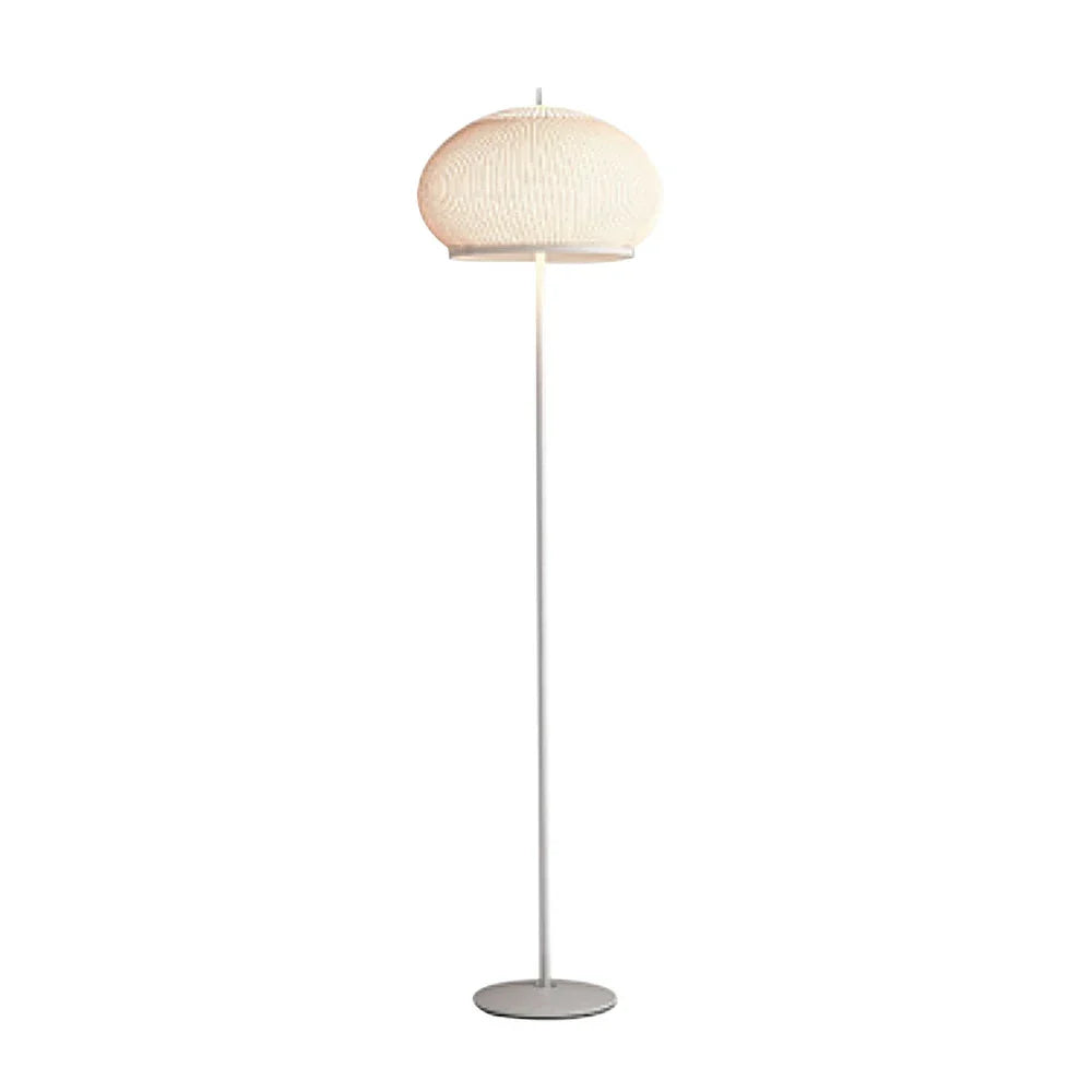 LIVARA Floor Lamp - 50W Soft Ambient Lighting, LED Energy-Efficient, Fabric Shade with Carbon Steel Frame