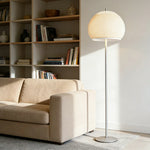 LIVARA Floor Lamp - 60W Soft Ambient Lighting, LED Energy-Efficient, Fabric Shade with Carbon Steel Frame
