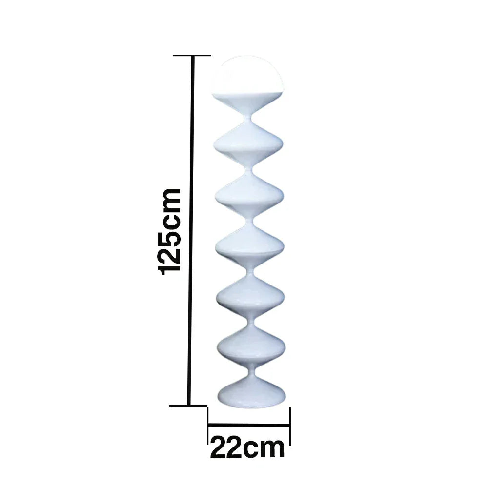 LIVARA Floor Lamp - Soft Ambient Lighting, Modern Style, Premium Finish, White Metal Body with Stable Base