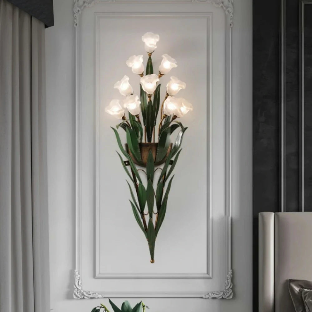LIVARA 32/36cm Wall Light Electroplated Iron Frame G4 Bulb Elegant Design for Bedrooms, Living Rooms, and Dining Areas - Stylish & Durable - White