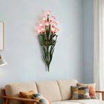 LIVARA 32/36cm Wall Light Electroplated Iron Frame G4 Bulb Elegant Design for Bedrooms, Living Rooms, and Dining Areas - Stylish & Durable - Pink