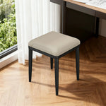 LIVARA Dining Frame, - Design Ergonomic Thickened - Cushion, Carbon Cat Solid Steel Leather, High-Resilience Claw Comfort Chair Beige