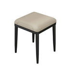 LIVARA Dining Frame, - Design Ergonomic Thickened - Cushion, Carbon Cat Solid Steel Leather, High-Resilience Claw Comfort Chair Beige