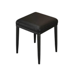 LIVARA Dining Ergonomic - Chair - Cushion, Comfort Carbon Thickened Solid Steel Leather, Claw High-Resilience Cat Design Frame, Black