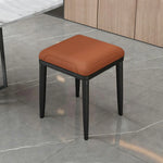 LIVARA Dining Thickened - Ergonomic Chair Cat Frame, Design Carbon Cushion, Claw Comfort High-Resilience Light - Steel Leather, Solid Brown