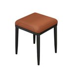 LIVARA Dining Thickened - Ergonomic Chair Cat Frame, Design Carbon Cushion, Claw Comfort High-Resilience Light - Steel Leather, Solid Brown