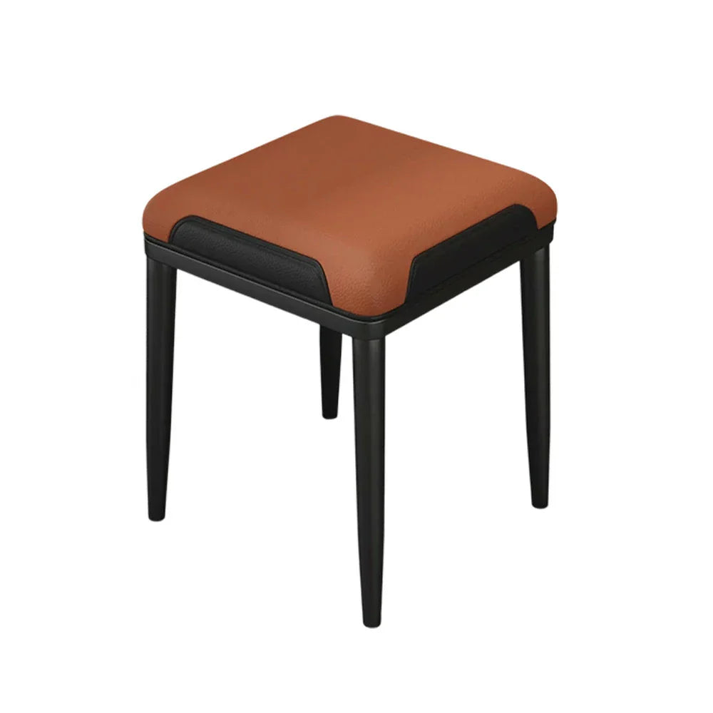 LIVARA Dining Cat Design Claw Ergonomic Leather, - Thickened Comfort Brown Frame, Light High-Resilience Solid Chair Steel Cushion, Carbon - Black