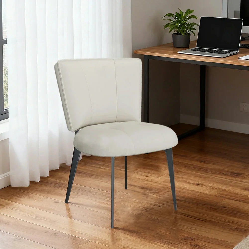 LIVARA Office Scratch-Resistant Strong - Support, Cat Reinforced Thickened Claw Load-Bearing Frame - Design, Ergonomic Chair Leather, Beige