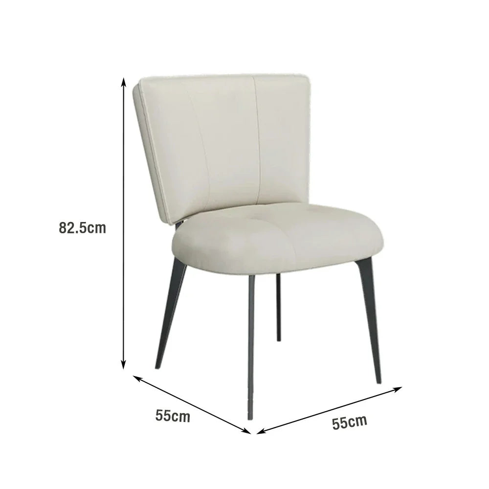 LIVARA Office Scratch-Resistant Strong - Support, Cat Reinforced Thickened Claw Load-Bearing Frame - Design, Ergonomic Chair Leather, Beige