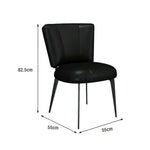 LIVARA Office - Load-Bearing Support, Scratch-Resistant Chair Ergonomic Thickened - Leather, Design, Claw Reinforced Strong Frame Cat Black