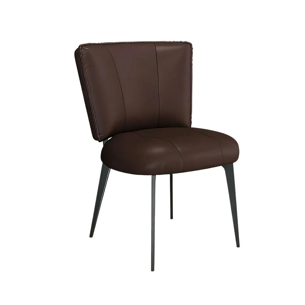 LIVARA Office Ergonomic Scratch-Resistant Chair Thickened Strong - Leather, Frame Support, Cat Load-Bearing Reinforced - Claw Design, Coffee