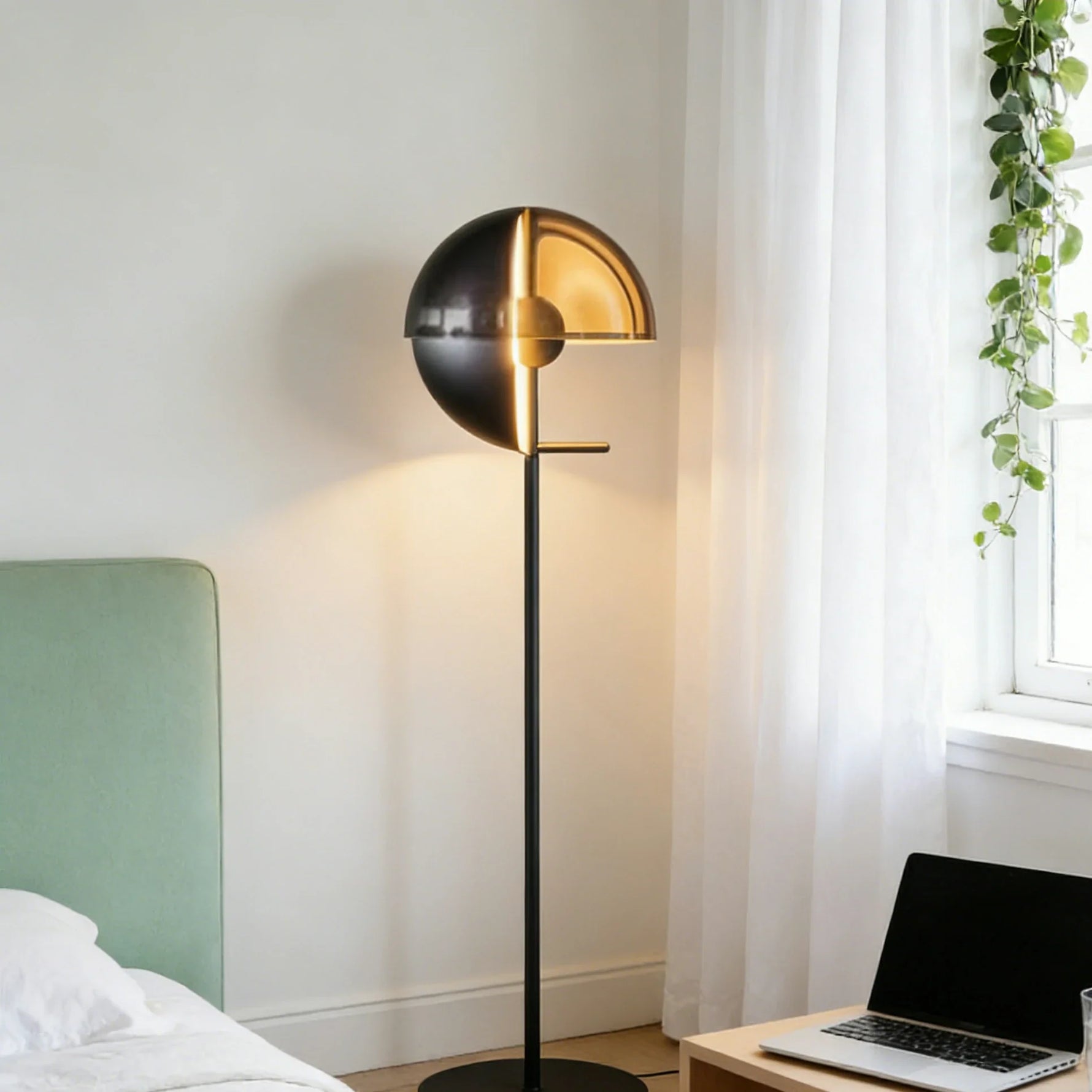 LIVARA XS-1 Floor Lamp Soft Ambient Lighting Iron Frame Stable Base for Modern Home Decor