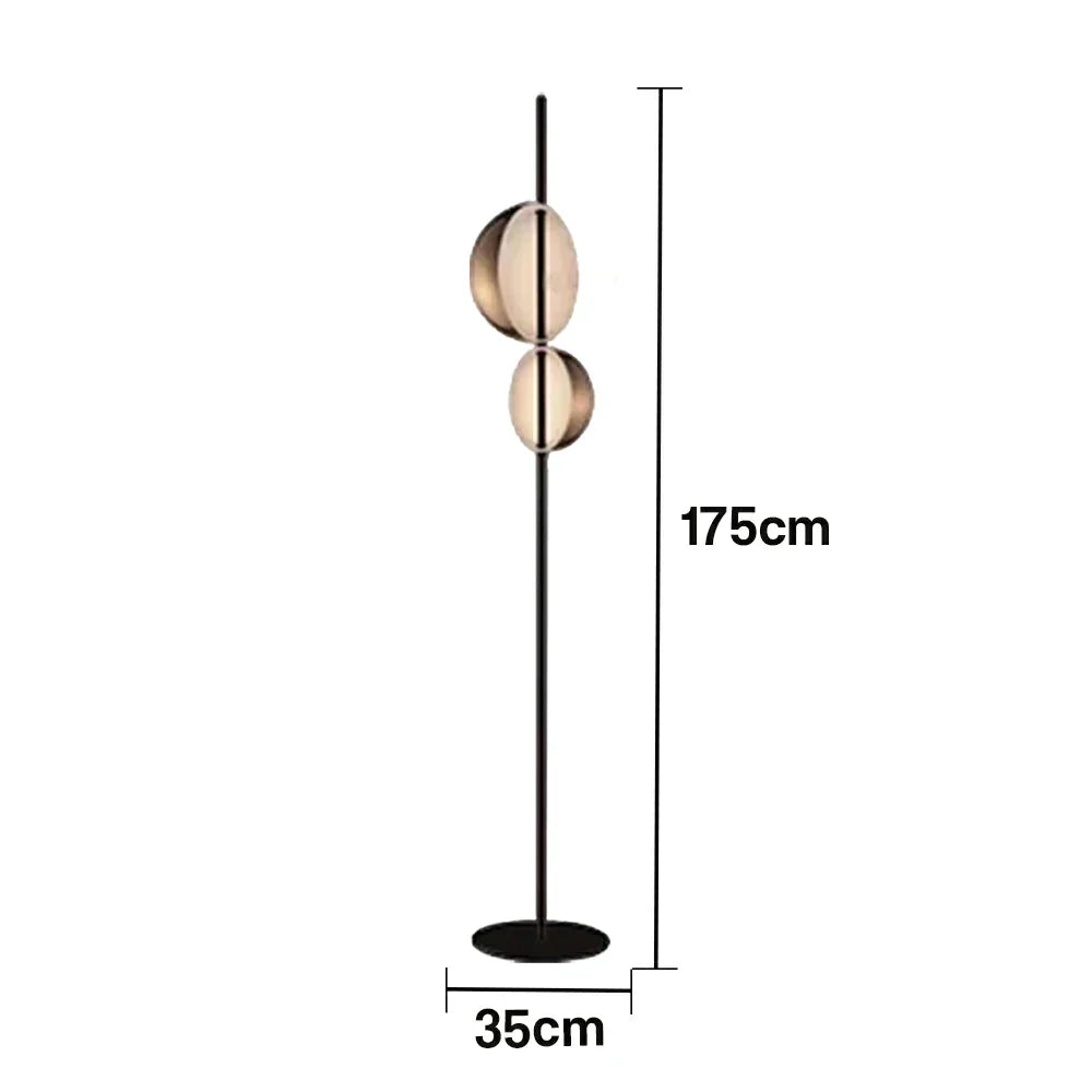 LIVARA XS-3 Floor Lamp Soft Ambient Lighting Iron Frame Stable Base for Modern Home Decor