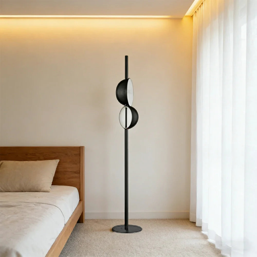 LIVARA XS-4 Floor Lamp Soft Ambient Lighting Iron Frame Stable Base for Modern Home Decor