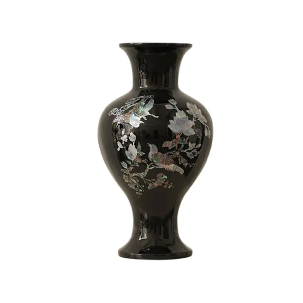 LIVARA Ceramic Vase Ornament Artistic Display Water-Propagation Ready Matte Ceramic Handcrafted Stone-Texture Design