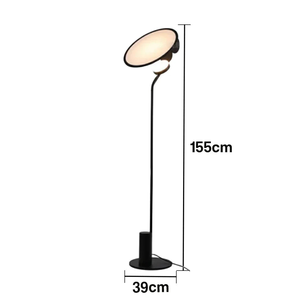 LIVARA XS-8 Floor Lamp Soft Ambient Lighting Iron Frame Stable Base for Modern Home Decor