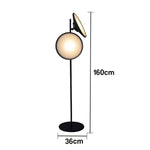 LIVARA XS-9 Floor Lamp Soft Ambient Lighting Iron Frame Stable Base for Modern Home Decor