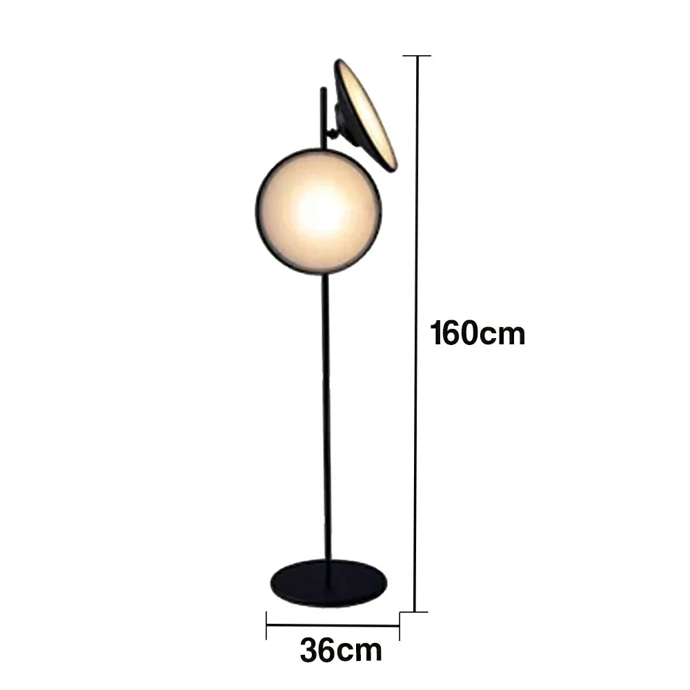LIVARA XS-9 Floor Lamp Soft Ambient Lighting Iron Frame Stable Base for Modern Home Decor