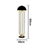 LIVARA Floor Lamp Modern Sculptural Design Durable Sturdy Metal Frame Stable Base Lighting with Warm Ambient Glow
