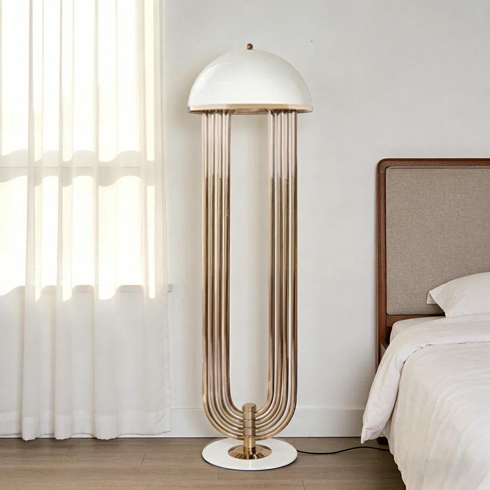 LIVARA XS-18 Floor Lamp Soft Ambient Lighting Iron Frame Stable Base for Modern Home Decor