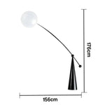 LIVARA XS-20 Floor Lamp Soft Ambient Lighting Iron Frame Stable Base for Modern Home Decor