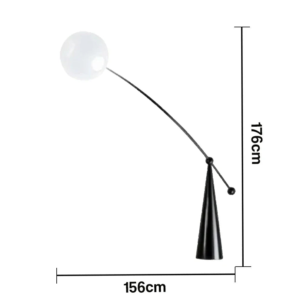 LIVARA XS-20 Floor Lamp Soft Ambient Lighting Iron Frame Stable Base for Modern Home Decor
