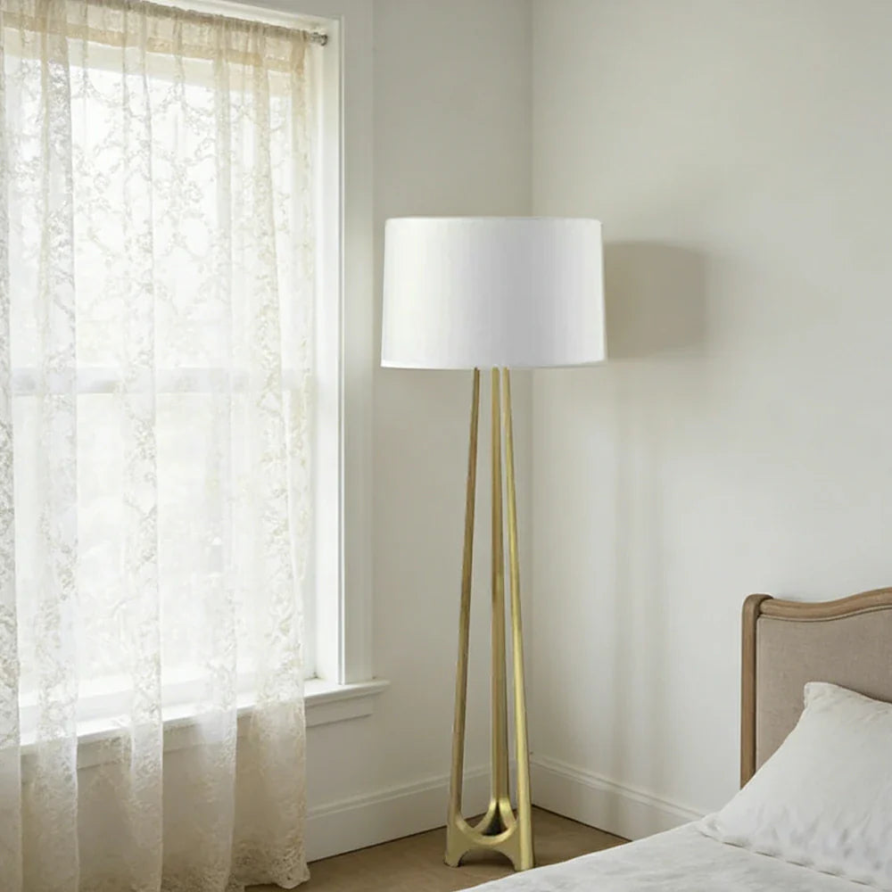 LIVARA XS-21 Floor Lamp Soft Ambient Lighting Iron Frame Stable Base for Modern Home Decor