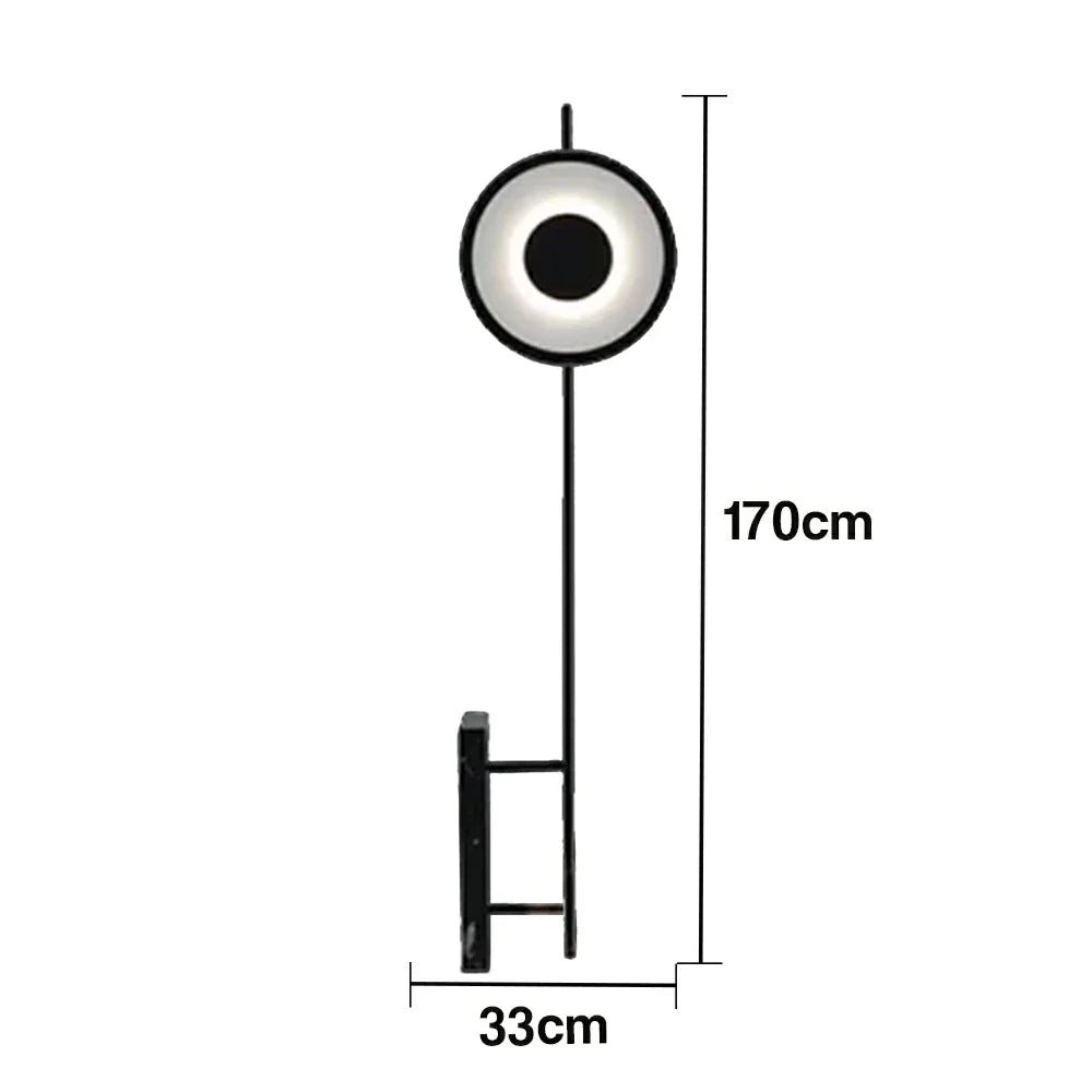 LIVARA XS-23 Floor Lamp Soft Ambient Lighting Iron Frame Stable Base for Modern Home Decor