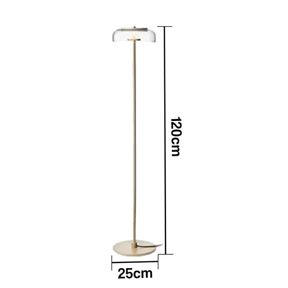 LIVARA XS-26 Floor Lamp Soft Ambient Lighting Iron Frame Stable Base for Modern Home Decor