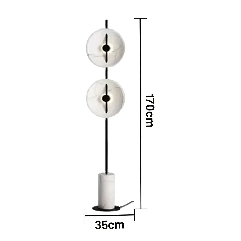 LIVARA XS-28 Floor Lamp Soft Ambient Lighting Iron Frame Stable Base for Modern Home Decor