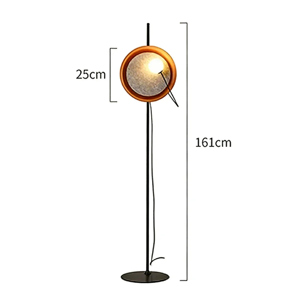 LIVARA XS-31 Floor Lamp Soft Ambient Lighting Iron Frame Stable Base for Modern Home Decor