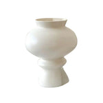 LIVARA Flow Ceramic Vase - Sculptural Artistic Form Handcrafted Matte Texture Elegant Statement Decor for Modern Interiors - Multicolor