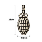 LIVARA Vientiane Ceramic Vase - Tall Sculptural Form Handcrafted Matte Texture Elegant Statement Decor for Modern Interiors - Multicolor
