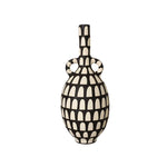 LIVARA Vientiane Ceramic Vase - Tall Sculptural Form Handcrafted Matte Texture Elegant Statement Decor for Modern Interiors - Multicolor