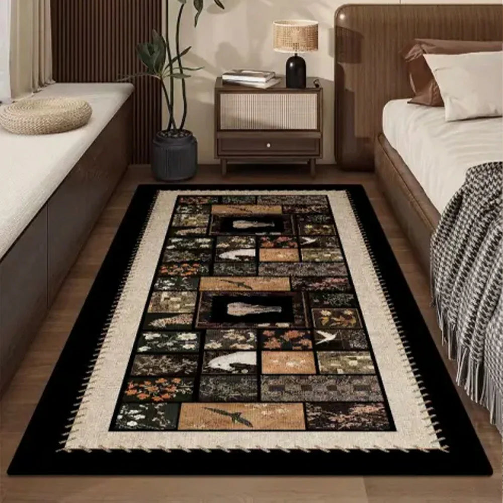 LIVARA 160/300cm Floor Rugs -Wild Haven Theme, Non-Slip Backing, Easy-Clean Surface, High-Density Short Pile, Stain-Resistant & Low Maintenance