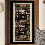 LIVARA 160/300cm Floor Rugs -Wild Haven Theme, Non-Slip Backing, Easy-Clean Surface, High-Density Short Pile, Stain-Resistant & Low Maintenance