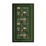 LIVARA 160/300cm Floor Rugs -Verdant Plain Theme, Non-Slip Backing, Easy-Clean Surface, High-Density Short Pile, Stain-Resistant & Low Maintenance