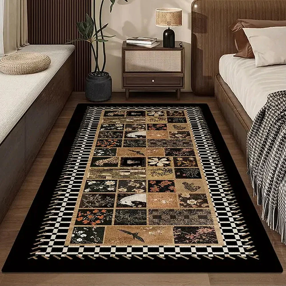 LIVARA 160/300cm Floor Rugs -Pattern Narrative Theme, Non-Slip Backing, Easy-Clean Surface, High-Density Short Pile, Stain-Resistant & Low Maintenance