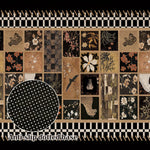 LIVARA 160/300cm Floor Rugs -Pattern Narrative Theme, Non-Slip Backing, Easy-Clean Surface, High-Density Short Pile, Stain-Resistant & Low Maintenance