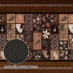 LIVARA 160/300cm Floor Rugs -Quiet Bamboo Theme, Non-Slip Backing, Easy-Clean Surface, High-Density Short Pile, Stain-Resistant & Low Maintenance